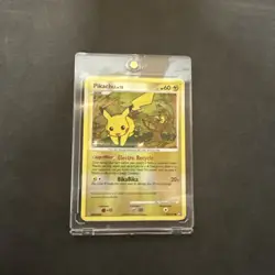 Pikachu WITH CASE 94/123 Reverse Holo Mysterious Treasures MP-HP Pokemon TCG - Image 1