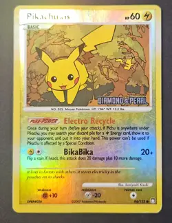 Pikachu 94/123 - Reverse Holo - Mysterious Treasures *HP* Heavy Play TCG POKEMON - Image 1