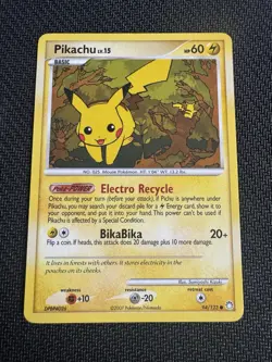 Pokemon Card - Pikachu LV.15 - Mysterious Treasures - 94/123 - Image 1