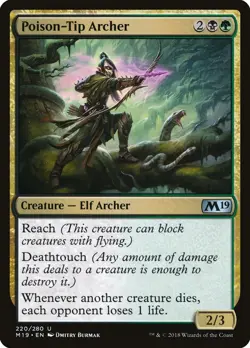 MTG Poison-Tip Archer ** Core Set 2019 ** English - Image 1