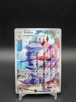 Steelix 208/182 Paradox Rift Illustration Rare NM Pokemon Card - Image 1