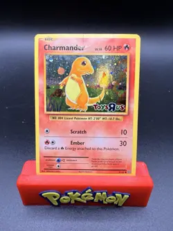 Charmander - (Toys R Us Promo) Promo Card 009/108 HP Crease See Photos - Image 1
