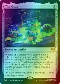 MTG The Ooze Foil TMNT Ninja Turtles Magic The Gathering Card Foil - Image 1