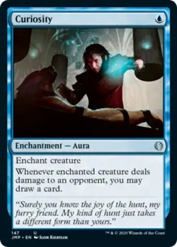 Curiosity Jumpstart NM Blue Uncommon MAGIC THE GATHERING MTG CARD ABUGames - Image 1