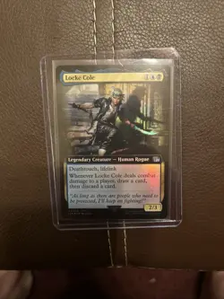 Magic MTG Final Fantasy - Locke Cole EXTENDED ART FOIL 0499 - Image 1