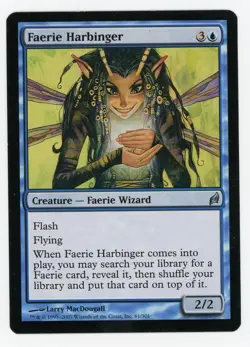 Faerie Harbinger Lorwyn NM MTG Magic the Gathering - Image 1