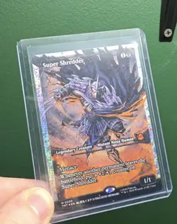 Super Shredder (Showcase) (Fracture Foil) Teenage Mutant Ninja Turtles Foil - Image 1