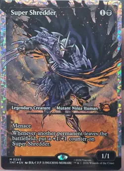 Super Shredder (Showcase) (Fracture Foil) Teenage Mutant Ninja Turtles Foil - Image 2