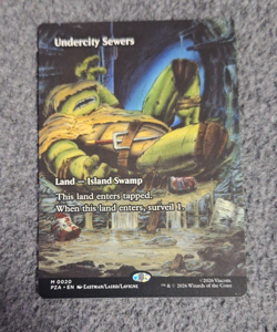 MTG Undercity Sewers #0020 Borderless Mythic TMNT Source Material (PZA) - Image 1