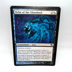 Helm of the Ghastlord 166 Common Shadowmoor Magic: The Gathering Lightly Played - Image 1