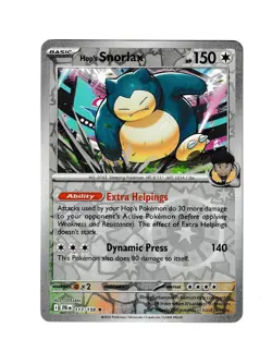 Hop's Snorlax 117/159 Reverse Holo R Journey Together NM Pokemon - Image 1
