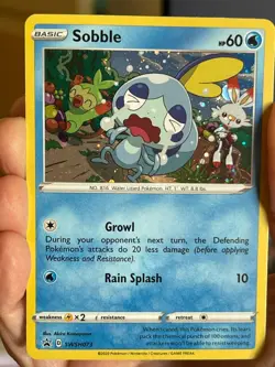 POKEMON SOOBLE SWSH073 PROMO BLACK STAR COSMOS HOLOFOIL VLP CARD - Image 1