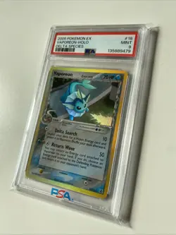 Vaporeon Holo Delta Species | PSA 9 | EX Delta Species | #18 | Pokemon TCG | ENG - Image 2