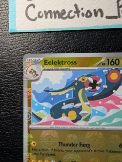 Eelektross ⭐ 032/086 Master Ball Pattern - Black Bolt Pokemon TCG - Image 3