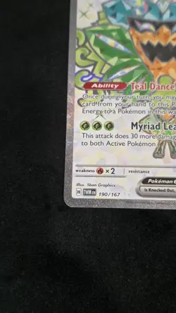 Pokemon TCG Teal Mask Ogerpon ex 190/167 Sv06 Ultra Rare Holo - Image 4