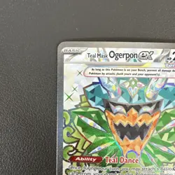 Teal Mask Ogerpon ex - 190/167 - Ultra Rare Pokemon SV06 Twilight Masquerade NM - Image 3