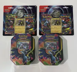 Pokemon TCG - Mega Charizard ex Tin X2 + 2 pack Blister X2- Factory Sealed - Image 1