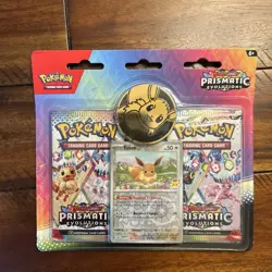 Scarlet & Violet Prismatic Evolutions 2 pack Blister Eevee Pokemon TCG (Sealed) - Image 1