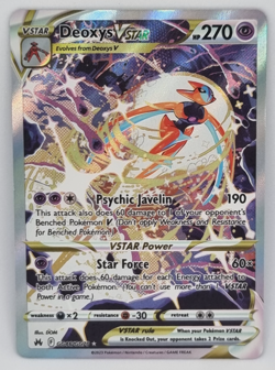 Pokemon TCG - Deoxys VSTAR - Crown Zenith: Galarian Gallery Ultra Rare GG46/GG70 - Image 1