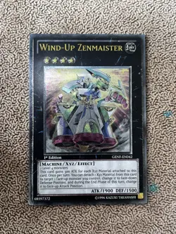 Wind-Up Zenmaister GENF-EN042 Ultimate Rare 1st Edition YuGiOh! NM - Image 1