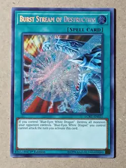 ( BURST STREAM OF DESTRUCTION ) - Secret - LCKC-EN025 - 1st NM - Yu-Gi-Oh Kaiba - Image 1