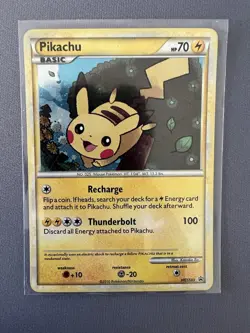 HGSS Black Star Promos Pikachu Holo HGSS03 Promo Pokemon NM/M - Image 1
