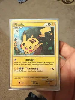 Pikachu HGSS03 - HeartGold SoulSilver Black Star Promo - Holo Rare - NM - Image 1
