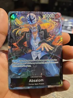 One Piece Absalom OP06-081 Wings of the captain Alt Art English Nm (A) - Image 2