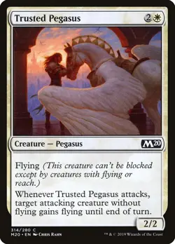 MTG Trusted Pegasus ** Core Set 2020 ** English - Image 1