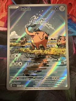 Pokemon TCG Cufant Shrouded Fable Illustration Rare Card 076/064 NM - Image 1