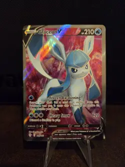 Pokemon TCG Glaceon V Full Art 174/203 Evolving Skies Holo 🌟PACK FRESH🌟 - Image 1