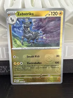 Zebstrika (MASTER BALL Holo Pattern) SV: White Flare 032/086 - Pokemon TCG Card - Image 1