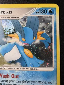 Swampert 9/106 D&P Great Encounters Pokemon Card Holo Foil Rare Double Swirl HP - Image 4