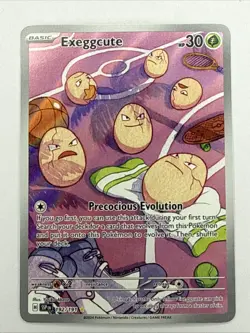 Pokemon TCG Exeggcute 192/191 Surging Sparks Illustration Rare Card NM - Image 1