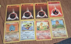 Vintage Pokemon card lot (16)-1999 WOTC Base/Jungle/ Rocket- Charmander VG to EX - Image 2