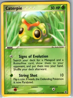 Caterpie 56/112 Non Holo FireRed & LeafGreen - Pokemon Card - NM - Image 1