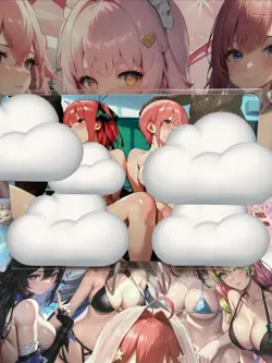 Matte Beautiful Waifu Handmade Card Goddess Story CCG Anime Double Sided - Image 2