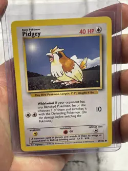 Pokemon Card Pidgey 57/102 Base Set Vintage Nintendo NM/MT Wizards of the Coast - Image 1