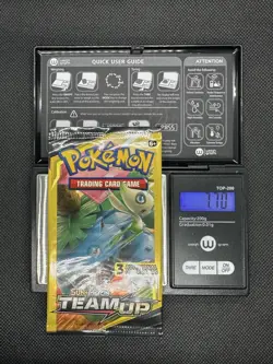 Rare Pokemon Team Up 3 Card Factory Sealed Booster Pack HEAVY 7.70g - Image 1