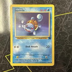 SQUIRTLE - Team Rocket Set - 68/82 - Common - Pokemon Card - Unlimited - Image 1