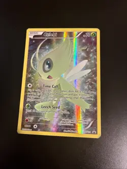 Pokemon TCG Mythical Celebi XY111 Full Art Black Star Holo Promo Card - Image 1