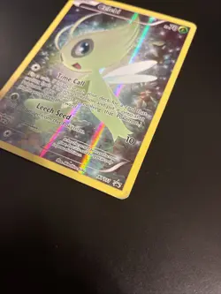 Pokemon TCG Mythical Celebi XY111 Full Art Black Star Holo Promo Card - Image 2