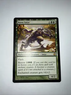 Boon Satyr Theros - Magic the Gathering Mtg - Green - Image 1