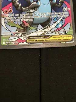 Mega Charizard x EX 023 Me: Mega Evolution Promo Holo Pokemon Card English - Image 2