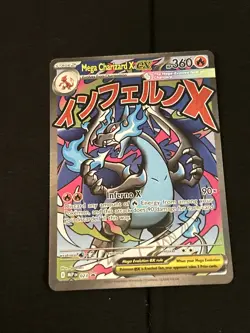 Mega Charizard x EX 023 Me: Mega Evolution Promo Holo Pokemon Card English - Image 4