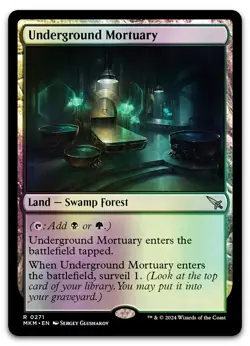 Underground Mortuary #271 (Foil) (NM) Murders Karlov Manor MKM Magic MTG - Image 1