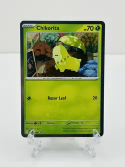🔥Pokemon TCG-Chikorita-Holo-Perfect Order-Black Star Promo-069-M/NM!🔥 - Image 1