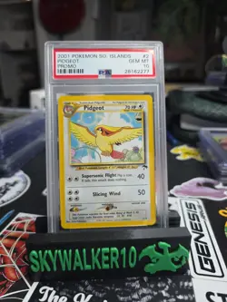 2001 POKEMON SOUTHERN ISLANDS PROMO #2 PIDGEOT PSA 10 *( SLAB DMG SEE PICS)* - Image 1