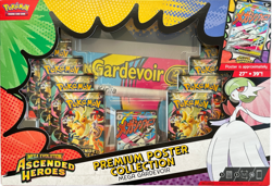 Pokemon Ascended Heroes Premium Poster Collection Mega Gardevoir New Sealed - Image 1