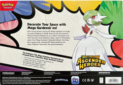 Pokemon Ascended Heroes Premium Poster Collection Mega Gardevoir New Sealed - Image 3